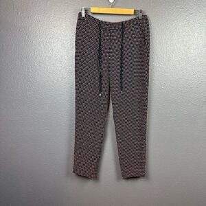 AX Armani Exchange Pants Women's Size 4 Geometric Drawstring Lightweight Logo